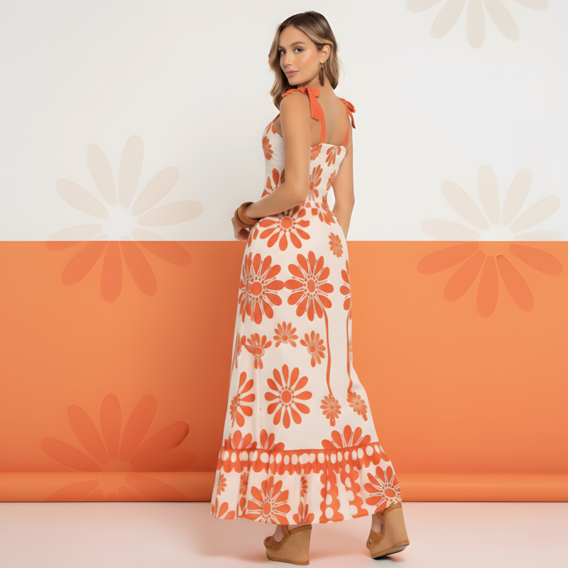 VESTIDO SIENA FLORA - Diseño Español Premium