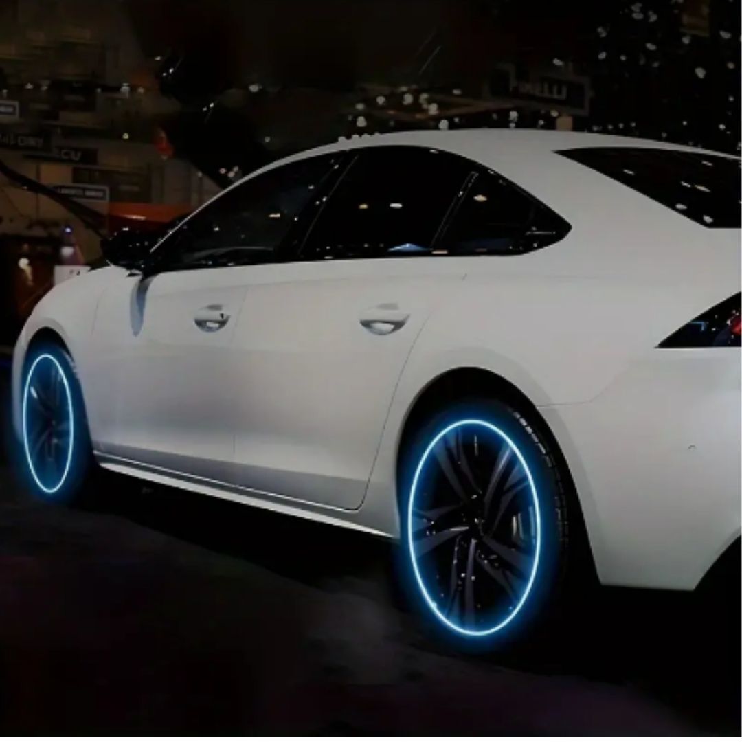 OFERTA 4 LUCES LED PARA LAS LLANTAS PARA MOTOS CARROS Y BICICLETAS🔥