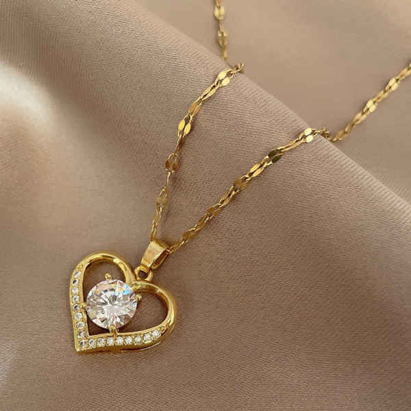 Collar "La Pureza del Corazón"🔥No cambia de color en el tiempo. El regalo perfecto para Navidad.