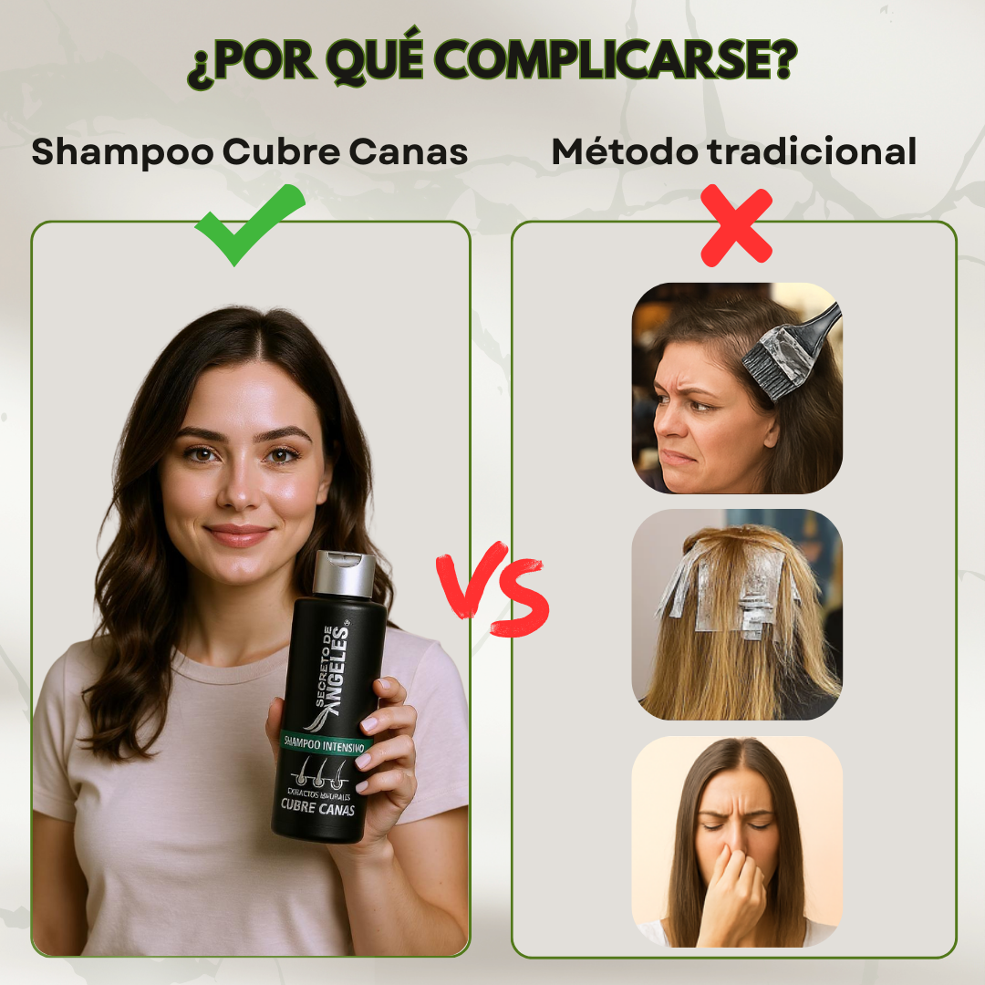 CUBRE CANAS INSTANTÁNEO - Resultados Profesionales en 15 Minutos + 3 Regalos🎁